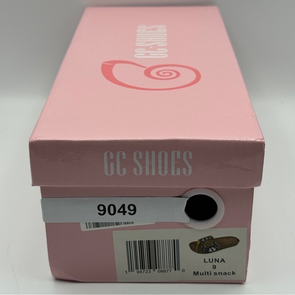 GC Shoes Luna Multi Snake Print Sandals Size 9 - Picture 7 of 8